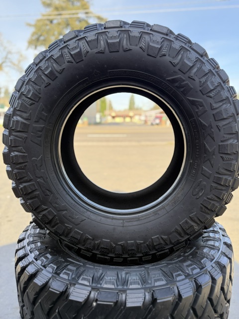 close-up of an off-road tire at MC Wheels and Tires